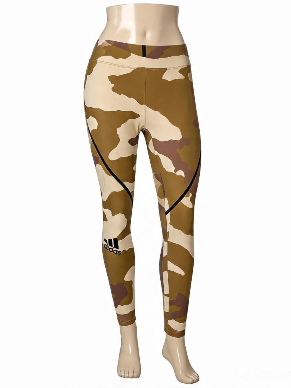 Adidas Desert Camo High-Waisted Leggings